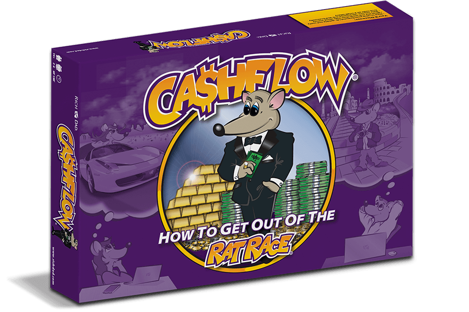 The official CASHFLOW board game box